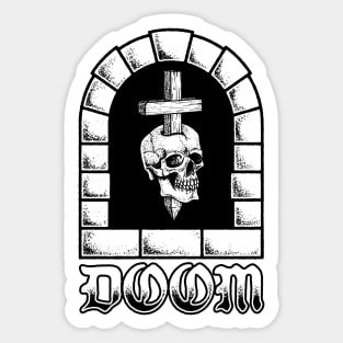 Doom Sticker